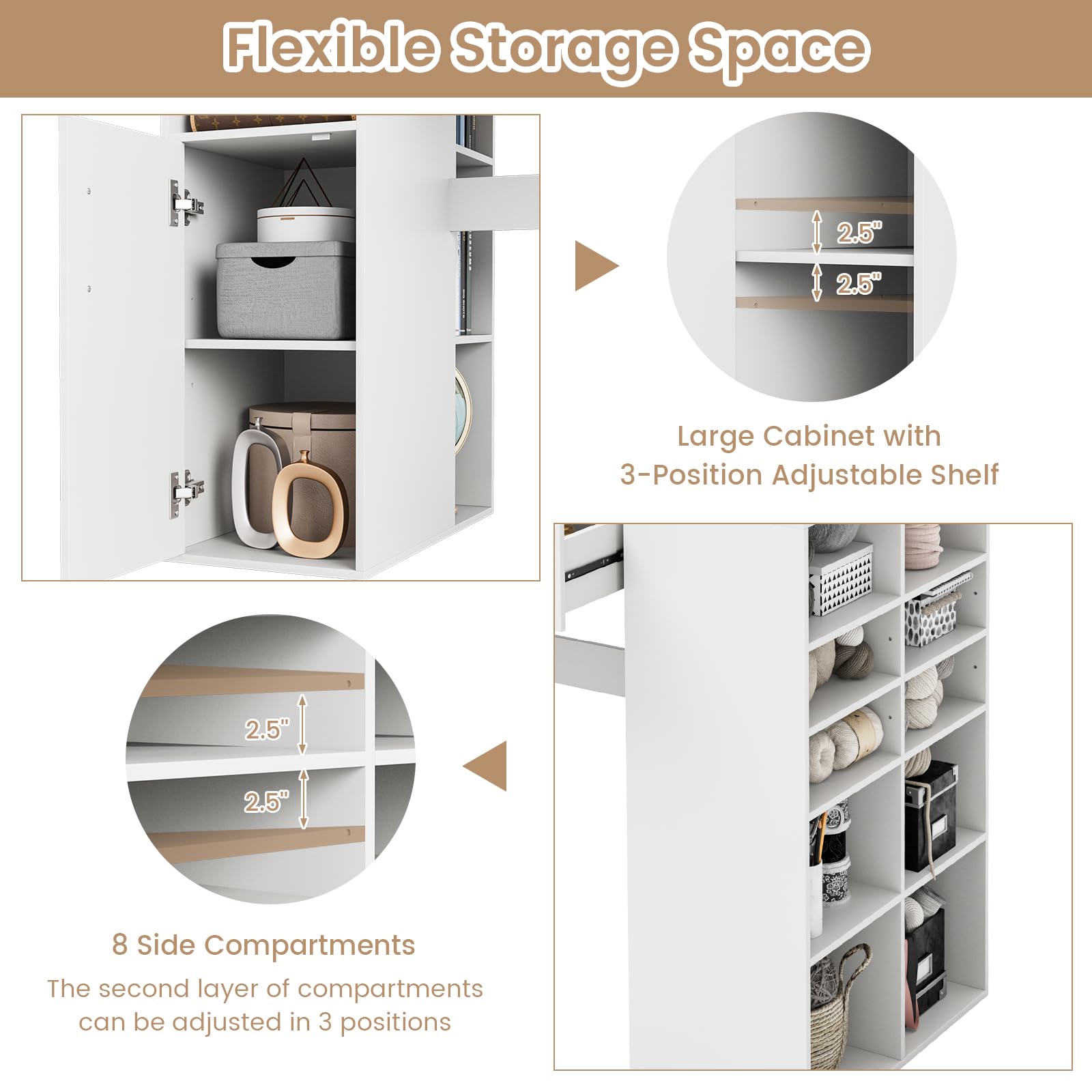 Craft Table with Storage - Dreamade