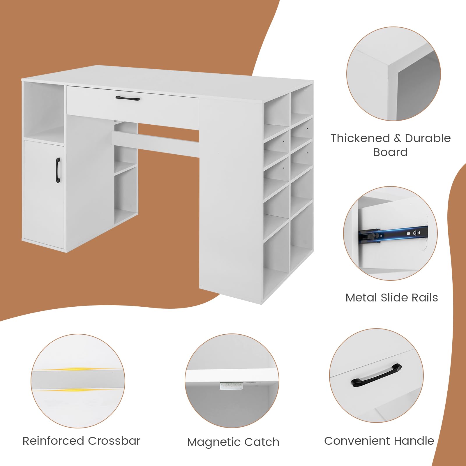 Craft Table with Storage - Dreamade